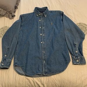 Ralph Lauren blue jean button down